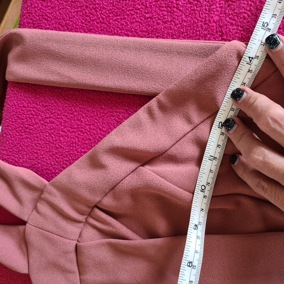 Knight Angel 8 Brown Crosses Halter Straps Flare Pleated Bodycon Maxi Midi Dress - Picture 10 of 11